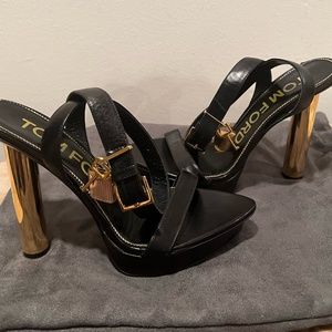 Tom Ford platform sandals with lock